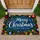 Blue Pine Christmas Ornaments for Merry Holiday and Festive New Year Cheer Doormat - 1
