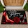 Red Stiletto, Lipstick, Perfume And Rose Glamour For Chic Beauty Lovers And Stylish Homes Doormat - 1