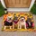 Four French Bulldogs in Streetwear for Playful Dog Lover Home and Entryway Style Doormat - 1