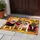 Four French Bulldogs in Streetwear for Playful Dog Lover Home and Entryway Style Doormat - 4