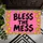 Bless The Mess Pink Smiley Border Accent For Cheerful, Playful Everyday Entryways At Home Doormat - 5