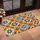 Colorful Folk Geometric Medallions For A Vibrant, Welcoming Entryway And Cozy Home Style Doormat - 2