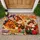 Three Festive Holiday Elves With Welcome Message For Halloween Thanksgiving And Christmas Doormat - 1