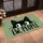 Black Cat Peeking Face with Ew, People Quote for Quirky Home Entryway Personality Doormat - 2