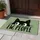 Black Cat Peeking Face with Ew, People Quote for Quirky Home Entryway Personality Doormat - 4