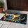 Celestial Earth Dragon With Cosmic Flame For Fantasy Lovers And Space-Inspired Homes Doormat - 4