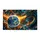 Celestial Earth Dragon With Cosmic Flame For Fantasy Lovers And Space-Inspired Homes Doormat - 6