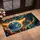 Celestial Earth Dragon With Cosmic Flame For Fantasy Lovers And Space-Inspired Homes Doormat - 2