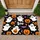 Cute Ghosts and Jack-o'-Lanterns for a Playful Halloween Home Entryway Celebration Doormat - 1