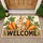 Carrot And Bunny Easter Welcome With Cheerful Springtime Charm For Bunny Lovers Doormat - 1