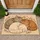Sleepy Trio of Cats in Warm Neutrals for Cozy Kitchen and Laundry Room Living Doormat - 1