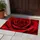 Deep Red Rose Close-Up For Romantic Valentine Home Decor And Thoughtful Seasonal Gifting Doormat - 4
