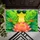 Sunglass-Wearing Yoga Frog With Lotus For Playful Nature-Inspired Botanical Home Decor Doormat - 5