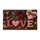 Rustic Wood LOVE Hearts and Roses for Valentine’s Day Romance and Anniversary Gifting Doormat - 6