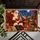 Santa Claus and Elves at Christmas Eve, Moonlit Holiday Cheer for Families Doormat - 5