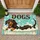 Playful Dachshund Bubble Bath Scene for a Cheerful Laundry Room and Dog-Loving Home Doormat - 1
