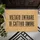 Italian No Bad Mood Entryway Saying for Housewarming Gifts and Welcoming Households Doormat - 5