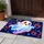 Glowing Ghost And Cat Paw Prints For A Spooky Halloween Celebration, Cat Lover Decor Doormat - 4