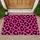 Hot Pink Leopard Spots for Bold Maximalist Entryway Style and Animal Lover Gifts Doormat - 1