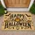 Happy Halloween Pumpkin and Bat Decor for Spooky Autumn Seasonal Home Celebrations Doormat - 1