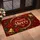 Red Gold Christmas Bells and Holly for a Warm Festive Holiday Home Entryway Celebration Doormat - 2