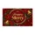 Red Gold Christmas Bells and Holly for a Warm Festive Holiday Home Entryway Celebration Doormat - 6