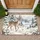 Snowy Deer And Fir Trees For A Cozy Christmas Winter Welcome And Holiday Entryway Doormat - 1