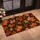 Autumn Maple Leaves on Deep Black, Cozy Seasonal Style for Fall Home Decorating Interiors Doormat - 2