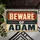 Adam Beware Warning Sign for Playful Entryway Style and Bold Household Personality Doormat - 5