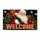 Plaid Santa Claus And Snowflakes For Christmas Holiday Home Entryway Decor Doormat - 6