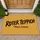 German Red Carpet Lettering for Stylish Entryway Decor and Modern Home Gift Giving Doormat - 1