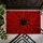 Crimson Spiderweb With Bold Black Spider for Spooky Halloween Entryway Style Home Doormat - 5