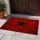 Crimson Spiderweb With Bold Black Spider for Spooky Halloween Entryway Style Home Doormat - 4