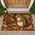 Alert Squirrel Among Autumn Leaves and Wildflowers for Cozy Seasonal Home Entrances Doormat - 1