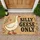 Silly White Goose With Bold Retro Lettering For Quirky Farmhouse Entryway Style Lovers Doormat - 1