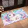 Pastel Rainbow Unicorn for Whimsical Fantasy Home Decor in Kids’ Rooms and Nurseries Doormat - 2