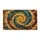 Earth Tone Spiral Mosaic for Boho Entryway Style and Warm Eclectic Home Interiors Doormat - 6
