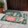 Playful Zebra Relaxing In Pink Bathtub For Whimsical Bathroom Animal Lover Decor Doormat - 4