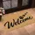 Black Welcome Lettering with Dog Paw Prints for a Warm, Pet-Friendly Home Entryway Doormat - 2