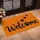 Black Paw Print Welcome Lettering for a Warm Pet-Friendly Home Entryway Style Doormat - 2