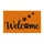 Black Paw Print Welcome Lettering for a Warm Pet-Friendly Home Entryway Style Doormat - 6
