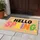 Colorful Hello Spring Lettering for a Cheerful Seasonal Entryway and Welcoming Home Doormat - 4
