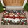 Four Festive Cats in Snowy Holly for Cozy Christmas Winter Holiday Home Decor Seasonal Doormat - 1