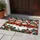 Four Festive Cats in Snowy Holly for Cozy Christmas Winter Holiday Home Decor Seasonal Doormat - 4