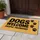 Dog Paw Welcome Saying for Pet Lovers, Humorous Entryway Accent for Dog Owners Home Doormat - 4