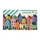 Colorful Geometric Town Houses for Cheerful Everyday Home Entryways and Cozy Living Spaces Doormat - 6