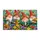 Four Garden Gnomes Among Colorful Flowers for Whimsical Cottage Entryway Cheer Doormat - 6