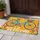 Blue Bicycle Welcome With Flower Basket for Cheerful Everyday Home Entryways and Cyclists Doormat - 4