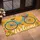 Blue Bicycle Welcome With Flower Basket for Cheerful Everyday Home Entryways and Cyclists Doormat - 2
