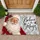 Santa Claus and Believe in the Magic for Cozy Christmas Holiday Home Seasonal Cheer Doormat - 1